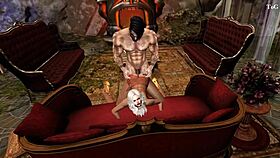 Hey, just a heads up, this Turk master is dominating a Greek girl in intense action.