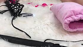 I Gave Her Amazing Body Oil Massage Then I Fucked Her Pussy And Asshole With Glass Dildo So Hard And She Loved It Sent Her Home To Husband Used Up And Swollen