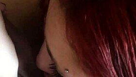 Redhead Amateur Gives Intense Blowjob and Handjob!