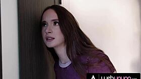 Horny petite liz caught humping pillow by roommate hazel