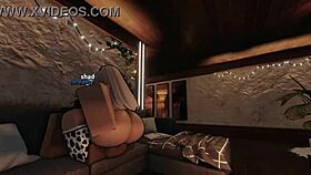 story of blond cow slut in roblox getting fucked roughly with cum in mouth