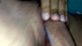 Tight Wet Pussy Exploding in Amateur Friend's Girlfriend, Detailed Close-Up