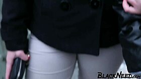 Cuckold Watches Wife Take BBC in Ass