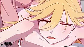 anime hentai panties jav debut with asian blonde anal