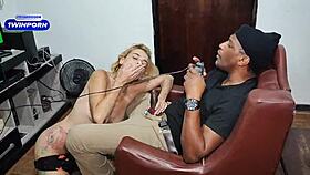 muslim girl cools her pussy heat by getting the delivery boy to fuck her hard