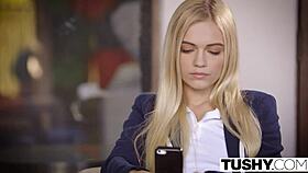 hey, watch alex grey take her first anal pounding with choking and deepthroat action