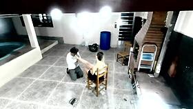 Man asks for help but ends up giving blowjob and having sex with unfaithful wife