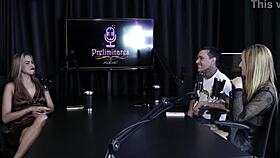 loira safada moans loudly, strips lingerie, sucks delicious cock - yasmin pariz sheer red