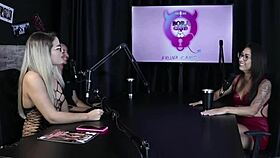 luciana picchi's sheer red lingerie troubles in group glamour sex 😏👗