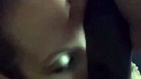 lena starr gets cum shot in her eye after blowjob