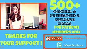 Hot Secretary Dancing in Office - Wanna Join Her Moves?!