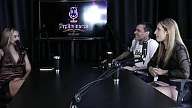 loira safada moans loudly, strips lingerie, sucks delicious cock - yasmin pariz sheer red