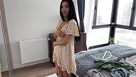 A stunning girl showcased her gorgeous body