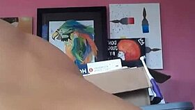 jasmine rose rides a tight dildo with clothes ripped