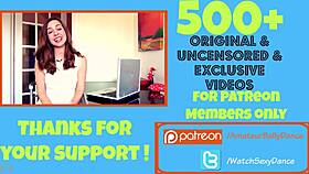 Hot Secretary Dancing in Office - Wanna Join Her Moves?!