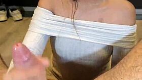 petite 18yo asian cutie sucks me off and i finish in her mouth