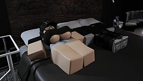 Couldn't sleep, so I sucked my boyfriend's cock while he slept in the bedroom?