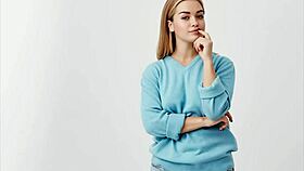 Submit to your blonde hausemate's femdom roleplay?