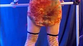 Hotwife Steffi hippie witch pussy dance dirty bits with masturbation and toys!