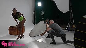 i watched ebony milf zaawaadi rimming girls and submitting to that monster black cock