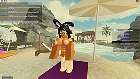 98 Roblox Porn: Teasing Ebony In Anal Group Sex.