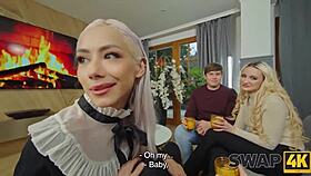 Swap4k Couple Shares Wife for First Time With Intense Pussy Stretching