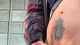 Oh man, it gets so hard knowing they're watching me masturbate in the forest from afar! 😏