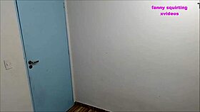 Cleaning employee sucks doctor secretly during consultation