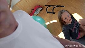 BARELY LEGAL GYM TEEN 18+ KATARINA MUTI IN NEED OF COCK IN HER YOUNG 18+ PUSSY