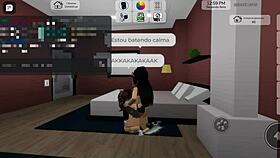 A Quick Trio With A Goth And A Latina In Roblox Brookhaven Involves Oral Sex And Vagina Play