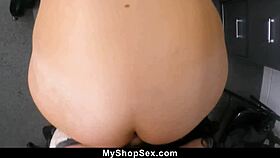 Sophia Burns caught stealing, now under strict custody at MyShopSex