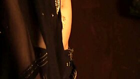 An Indian goddess gracefully undresses, teasing with her nude body