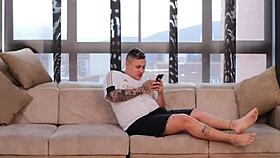 Fucking brother-in-law intensely in homemade quickie roleplay