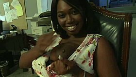 Fucking Black MILF Mom in Sexy Lingerie Feels So Raw