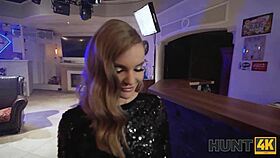 hunt4k sets up a cuck stage with blonde wife banging hard.