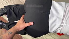 The boss paid his secretary for her services before leaving