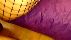 Milf bends over for close-up anal doggystyle