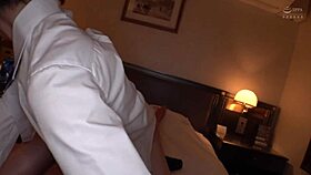 The gal-type girl and her sex friend film POV sex, with tanned skin and glossy tits, leading to doggystyle and inevitable climax