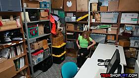 i caught a teen shoplifter bent over for doggystyle in the store