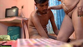 Indian model gets hardcore doggystyle in production studio