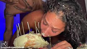 Oh, Labelladiablax loves her BBC gift from King Noire while husband films!