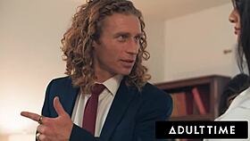 Caught curvy Karla Lane banging cheating boss with Sarah Arabic!