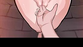 Secret sex with pretty village girl in anime