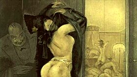 Admiring Vintage Erotic Drawings From The Past.