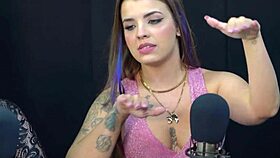 Brazilian amateurs slowly insert into the ass in a homemade scene.