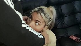 innocent stepdaughter wants new phone and agrees to massage