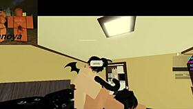 trick or treat game with milf in doggystyle anal creampie rough action