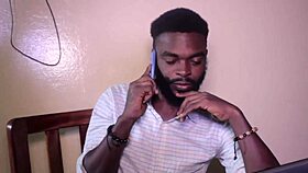 boyfriends best friend visits for interracial fucking at home