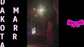 dakota marr pole dances teasingly in nebraska strip club