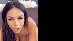 solo girl shows off on webcam